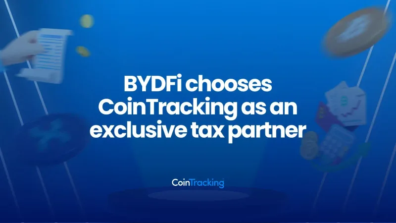 BYDFi chooses CoinTracking as an exclusive tax partner